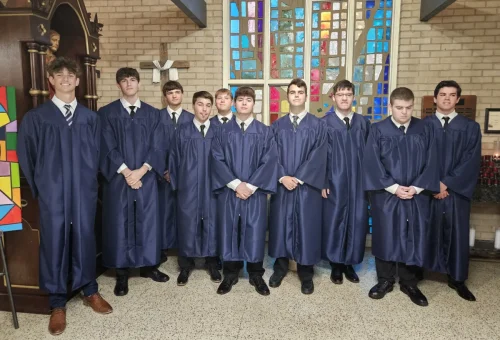 2025 Graduates of St. Joseph High School, Plaucheville (boy group)