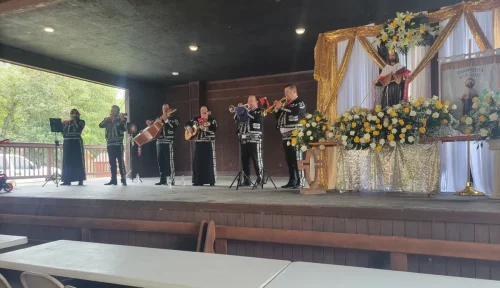 The Parish of St. Louis Church in Glenmora celebrated the Feast Day of St. Louis of France, Patron Saint of the Arts (August 25th).