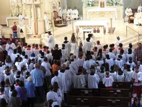 2025 Altar Servers Mass at St. Francis Xavier Cathedral, Alexandria