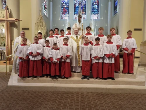 2025 Altar Servers Mass at St. Francis Xavier Cathedral, Alexandria