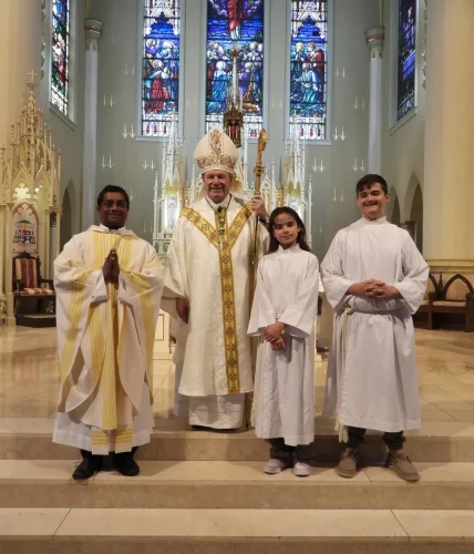 2025 Altar Servers Mass at St. Francis Xavier Cathedral, Alexandria
