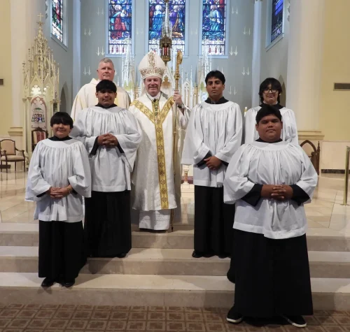 2025 Altar Servers Mass at St. Francis Xavier Cathedral, Alexandria