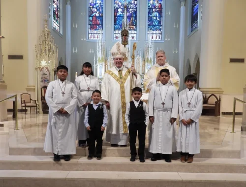 2025 Altar Servers Mass at St. Francis Xavier Cathedral, Alexandria