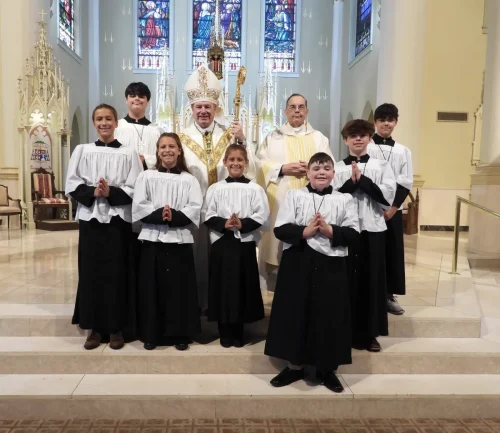 2025 Altar Servers Mass at St. Francis Xavier Cathedral, Alexandria
