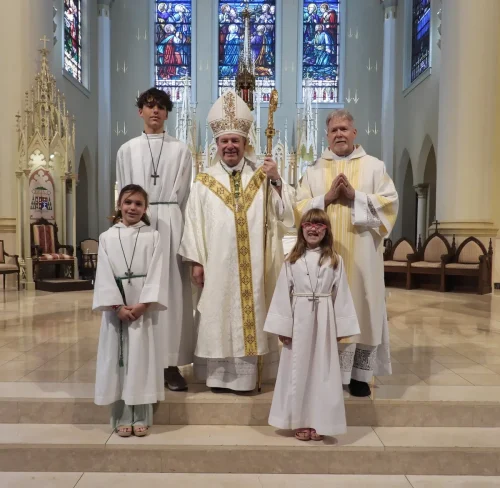 2025 Altar Servers Mass at St. Francis Xavier Cathedral, Alexandria