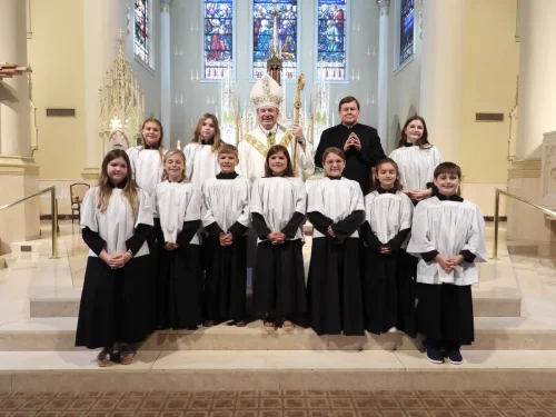 2025 Altar Servers Mass at St. Francis Xavier Cathedral, Alexandria