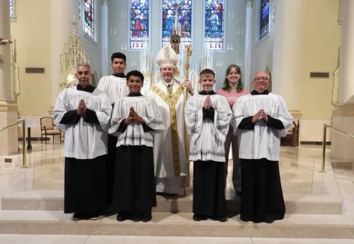 2025 Altar Servers Mass at St. Francis Xavier Cathedral, Alexandria