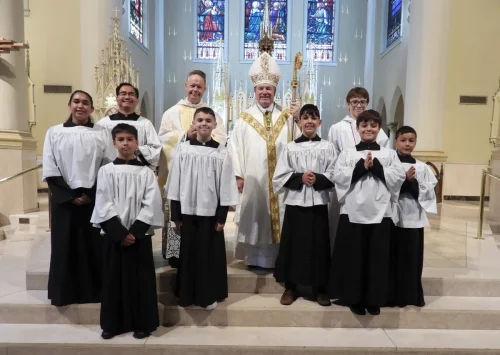 2025 Altar Servers Mass at St. Francis Xavier Cathedral, Alexandria