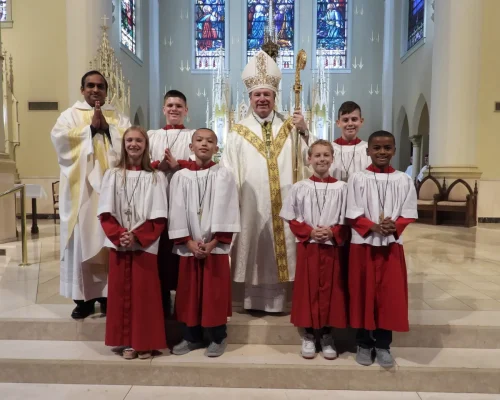 2025 Altar Servers Mass at St. Francis Xavier Cathedral, Alexandria