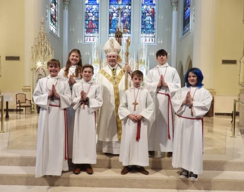 2025 Altar Servers Mass at St. Francis Xavier Cathedral, Alexandria