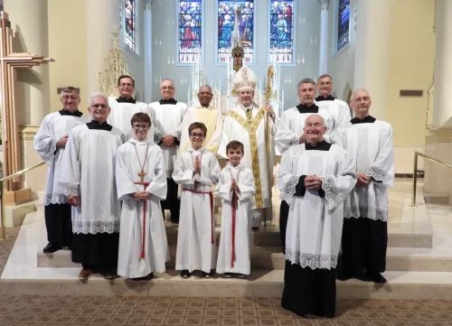 2025 Altar Servers Mass at St. Francis Xavier Cathedral, Alexandria