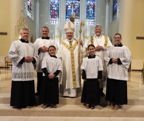 2025 Altar Servers Mass at St. Francis Xavier Cathedral, Alexandria