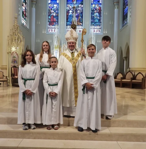 2025 Altar Servers Mass at St. Francis Xavier Cathedral, Alexandria