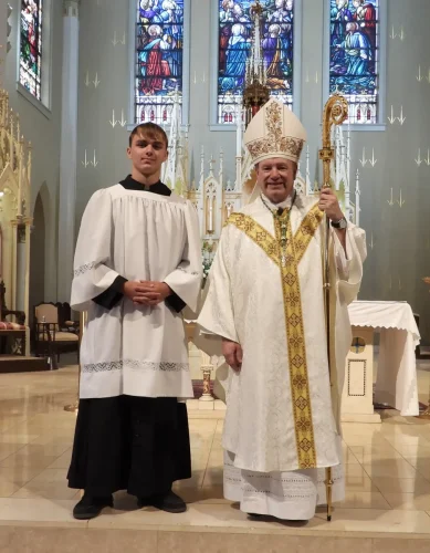 2025 Altar Servers Mass at St. Francis Xavier Cathedral, Alexandria