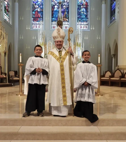 2025 Altar Servers Mass at St. Francis Xavier Cathedral, Alexandria