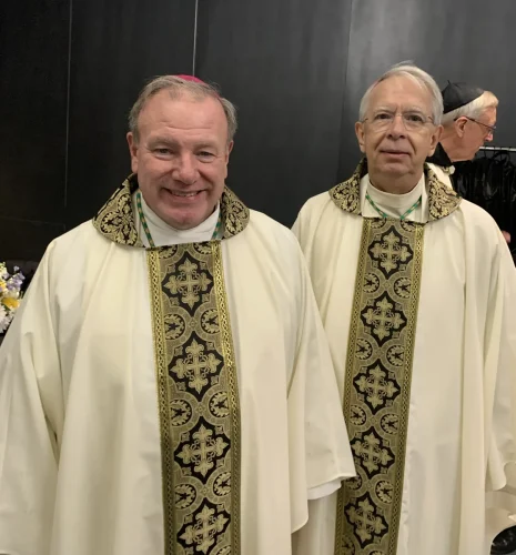 Attending the installation of Archbishop of Mobile