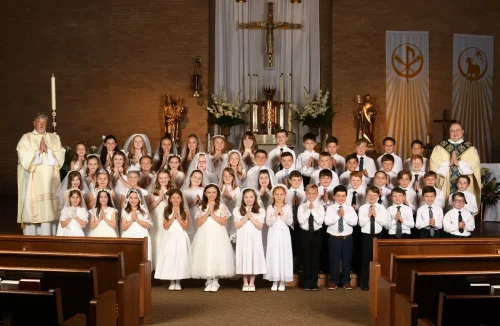 First Holy Communion, Our Lady of Prompt Succor Church, Alexandria