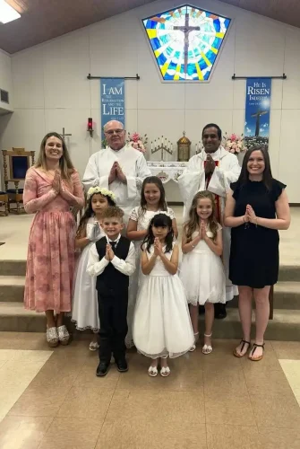 First Holy Communion, Sts. Frances and Anne Church, Kolin