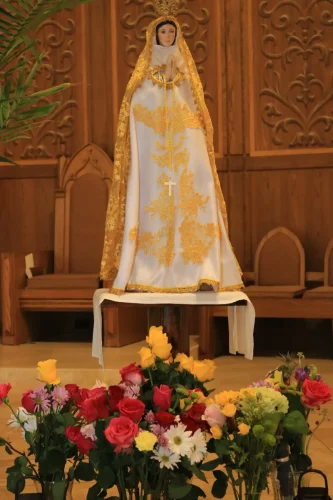 The Filipino community within the Diocese gathered together on May 3 for Flores de Mayo (May Crowning) at St. Frances Cabrini Church with Fr. Dwight de Jesus celebrating the Mass. 