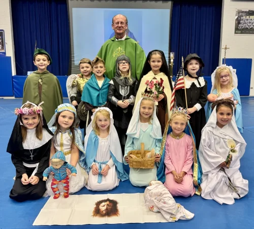 All Saints Day at St. Mary's Catholic School, Natchitoches.