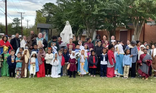 All Saints Day at St. Anthony of Padua Church, Natchitoches. 