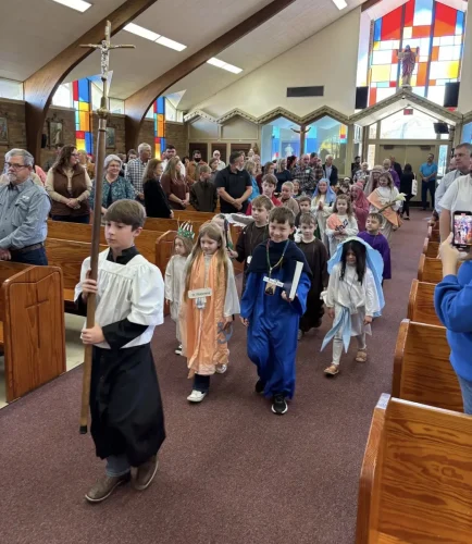 All Saints Day at St. Francis de Sales Church, Echo.