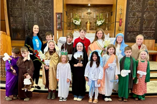 All Saints Day at St. Francis de Sales Church, Echo.