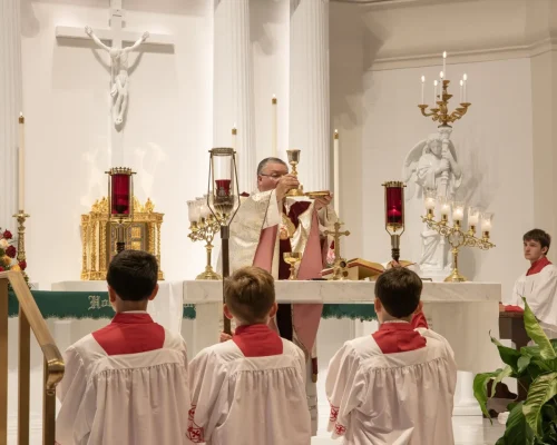 St. Therese statue at St. Anthony of Padua Church, Bunkie