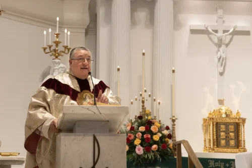 St. Therese statue at St. Anthony of Padua Church, Bunkie