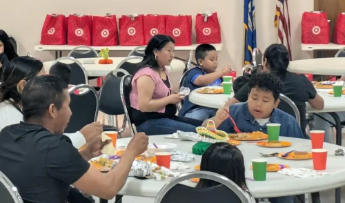 Fiesta! Dinner for our Hispanic Community. Catholic Charities hosted an event on Saturday, Aug. 30, for the beautiful families in our Forest Hill and Glenmora Church parishes. A huge thank you to the St Rita Hispanic Cooking Team for preparing our delicious dinner, to our Diocese of Alexandria Teresian Sisters, to our Diocesan Director of Hispanic Ministries, Jonathan Felix, and to all our guests who joined us for this celebration, all made possible by Healthy Blue grant funding!