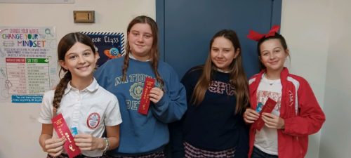 St. Frances Cabrini School First 9 weeks Honor Roll.