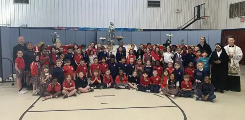 St. Frances Cabrini School's Feast of St. Joseph Altar.