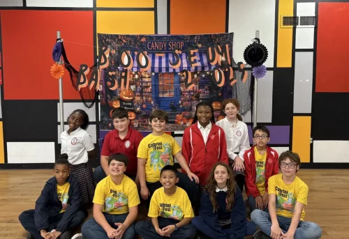 St. Frances Cabrini School field trip to the Treehouse Museum in Alexandria.