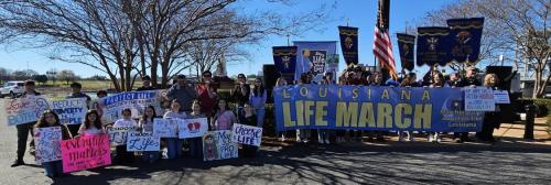 The Diocese of Alexandria Catholic Schools Week came to a heartfelt conclusion with a powerful celebration of life.  The community proudly participated in the March for Life held in Pineville, LA, February 1, 2025.