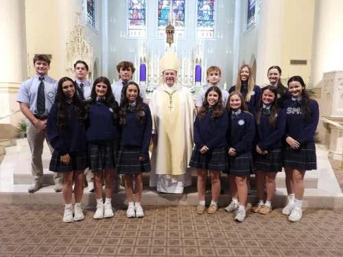 Representatives of St. Mary's Catholic School, Natchitoches.