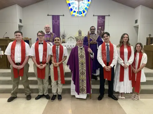 Confirmation at Sts. Francis and Anne Church, Kolin