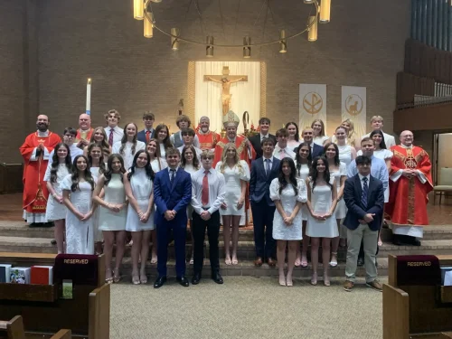 Confirmation, Our Lady of Prompt Succor Church, Alexandria