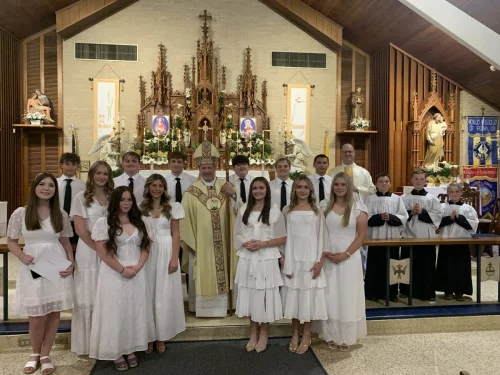 Confirmation, Mater Dolorosa Church, Plaucheville