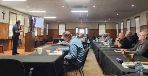 Annual Deacon Retreat included deacons from Shreveport. 