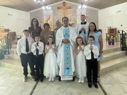 First Holy Communion St. John the Baptist Church, Deville