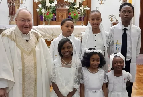 First Holy Communion St James Memorial, Alexandria