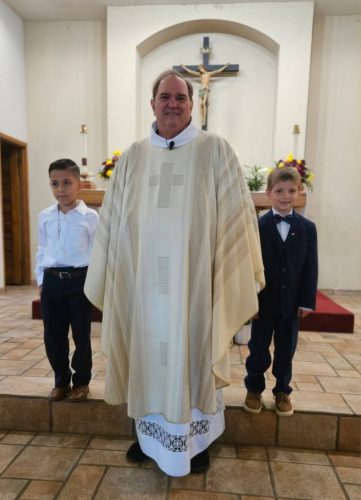 First Holy Communion at Immaculate Heart of Mary Church, Tioga.