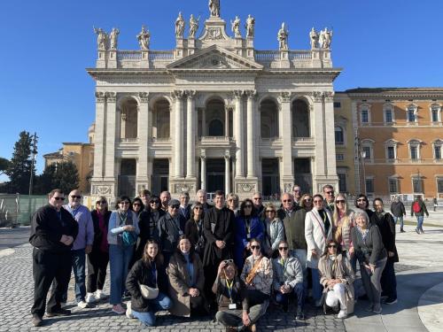Fr. Taylor Reynolds accompanies group to Rome on pilgrimage