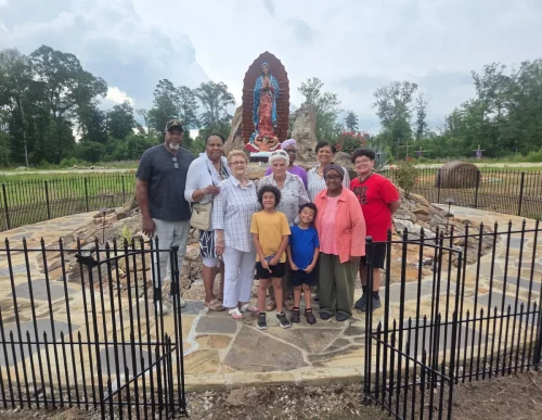 Holy Ghost Church Jubilee Pilgrims visit Our Lady of Guadalupe in Forest Hill. 