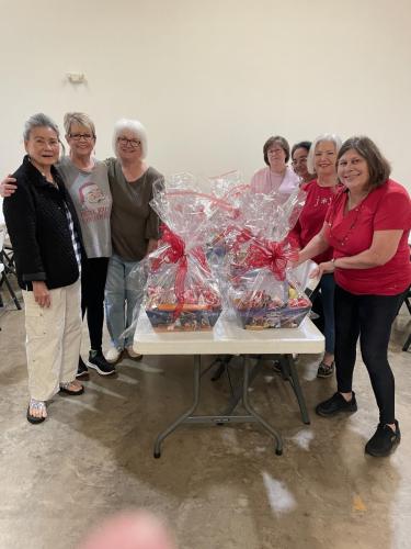 Sts Francis and Anne Church deliver gift baskets at Christmas