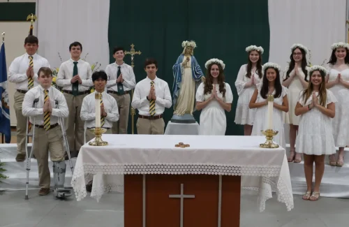 May Crowning at Holy Savior Menard