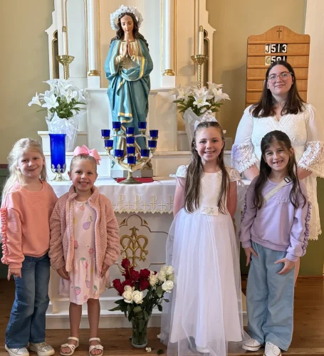 May Crowning at Nativity of the Blessed Virgin Mary Church, Campti