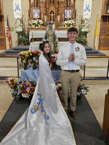 May Crowning at Mater Dolorosa Church, Plaucheville.