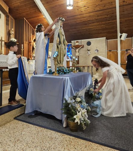 May Crowning at Mater Dolorosa Church, Plaucheville.