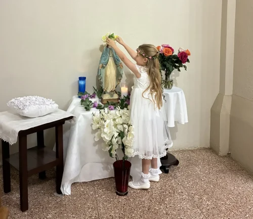 May Crowning at Sacred Heart Church, Moreauville.